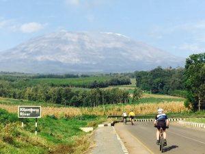 Cycling by Kilimanjaro