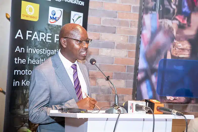 The report was launched in Nairobi with Transaid and NTSA.